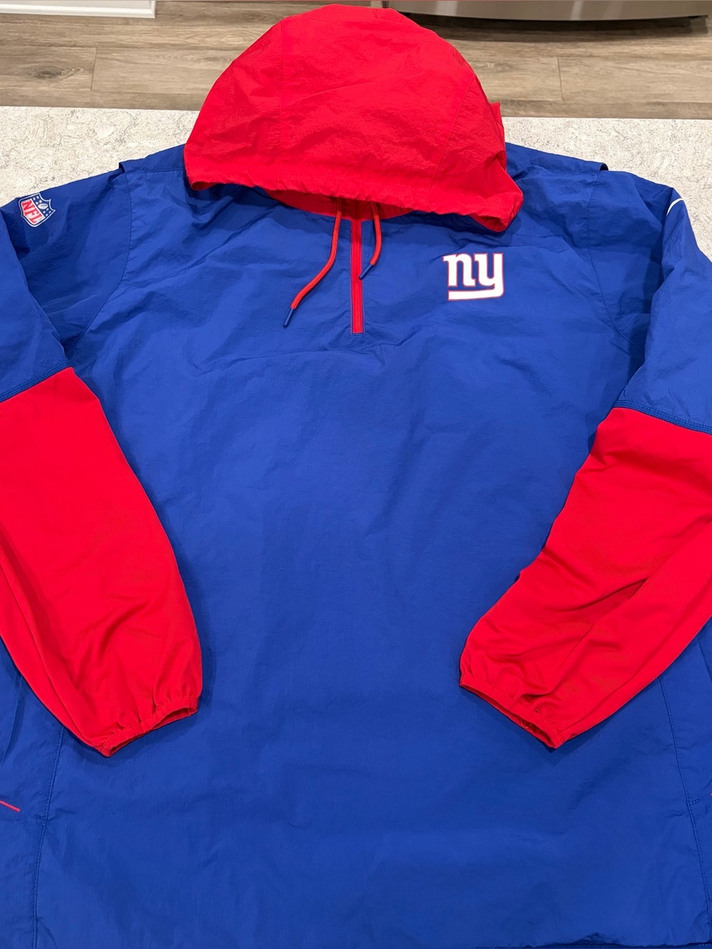 New York Giants Nike On-Field Team Issued Windbreaker-3XL